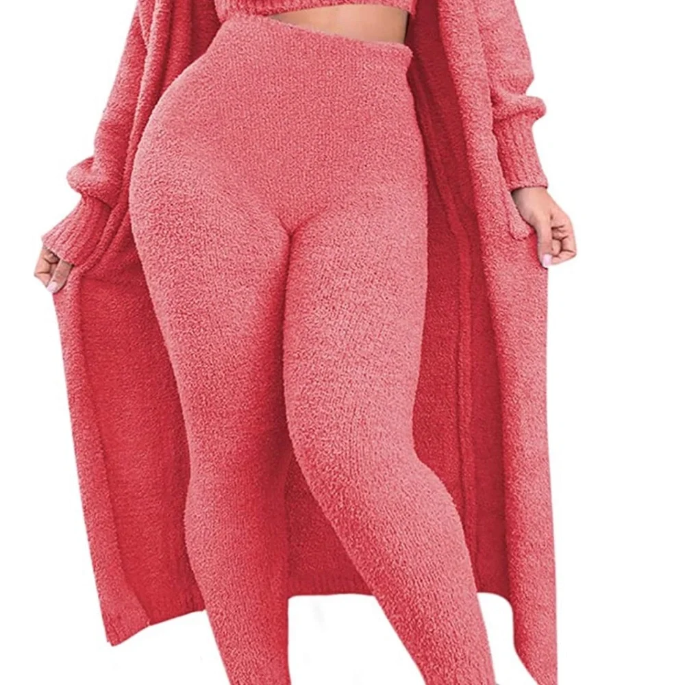 Fuzzy 3-piece Pant Set - Picture 3 of 10